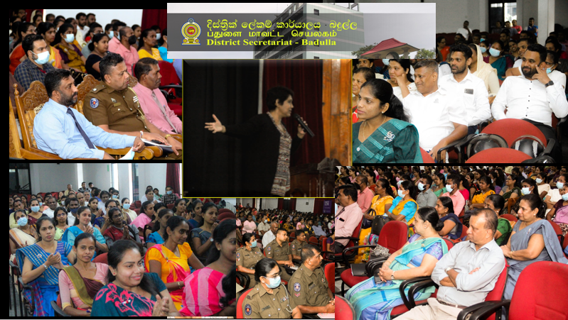 FOR A PEOPLE FRIENDLY STATE SERVICE . DISTRICT SECRETARIAT . BADULLA