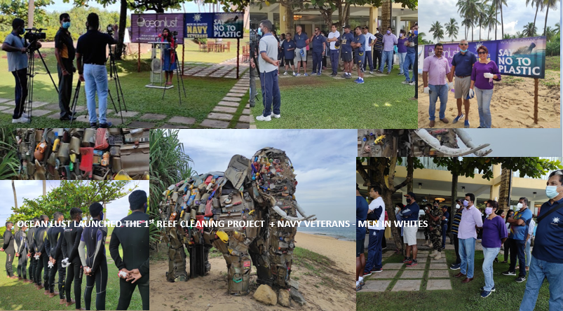 REEF CLEANING PROJECT- ENVIRONMENT PROTECTION @ MEN IN WHITES + NAVY VETERANS